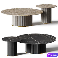 Ana Roque Perry Coffee Tables 3D Model Vray, Corona