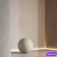 Decorative plaster set 06 3D Model Vray, Corona