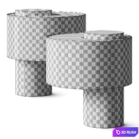 HMD Furniture Bobo Table Lamp 3D Model Vray, Corona