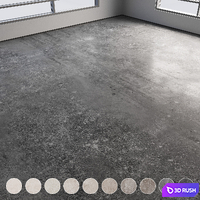 Self-leveling concrete floor No. 22 3D Model Vray, Corona