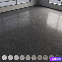 Self-leveling concrete floor No. 27 3D Model Vray, Corona