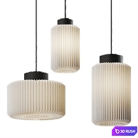 Le Klint Cylinder Pendant Lamps 3D Model Vray, Corona