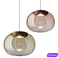 Stilnovo La Mariee Pendant Lamps 3D Model Vray, Corona