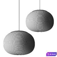 Stilnovo La Mariee Pendant Lamps 3D Model Vray, Corona