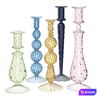 Decorative set with candles 3D Model Corona