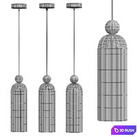 Pendant lamp Antic Maytoni 3D Model Corona
