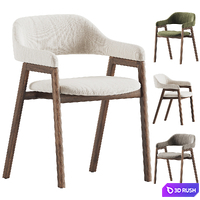 Mist Dining Chair 3D Model Vray, Corona