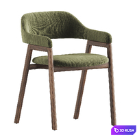 Mist Dining Chair 3D Model Vray, Corona
