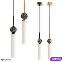 Pendant lamp SENSEI ONE 3D Model Corona