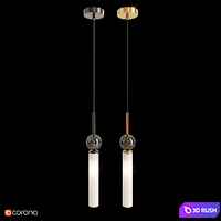 Pendant lamp SENSEI ONE 3D Model Corona
