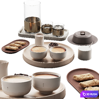 432 eat and drinks decor set 10 coffee & water carafe kit serving 01