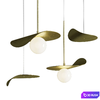 FLOW Pendant lamp By KDLN 3D Model Vray, Corona