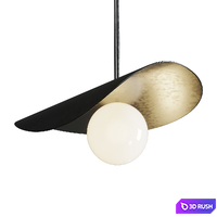 FLOW Pendant lamp By KDLN 3D Model Vray, Corona