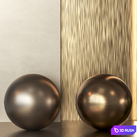 5 in 1 4k Brass Metal Pack Textures &amp; Materials - Seamless - Vol 1 3D Model Vray, Corona