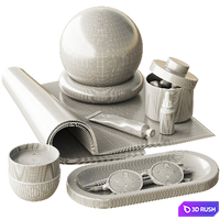 Decorative set68 3D Model Vray, Corona