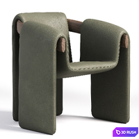 Sari lounge chair 3D Model Corona