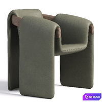 Sari lounge chair 3D Model Corona