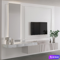 Furniture Composition 05 3D Model Corona