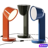 Flos Ceramique Table Lamp 3D Model Vray, Corona
