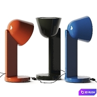Flos Ceramique Table Lamp 3D Model Vray, Corona