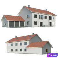 House 5 3D Model Corona