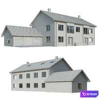 House 5 3D Model Corona
