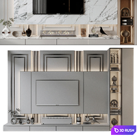 TV shelf 0769 3D Model Vray