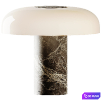 Tropico FontanaArte Table Lamp 3D Model Vray, Corona
