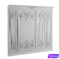 Wall Modling 8 3D Model Corona