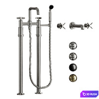 Henry Chronos Waterworks Mixer 3D Model Corona