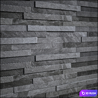 Slate stone 3D Model Vray