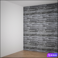 Slate stone 3D Model Vray