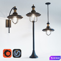 Street lights Maytoni 3D Model Corona