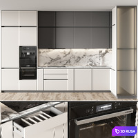 Kitchen 54 3D Model Vray, Corona