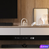 TV Wall | set 961 3D Model Vray, Corona