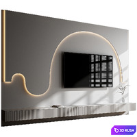 TW Wall 11 3D Model Corona