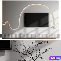 TW Wall 11 3D Model Corona