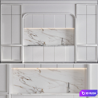Kitchen No.28 3D Model Vray, Corona