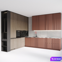 Kitchen Suntory-M, Mr.Doors 3D Model Corona