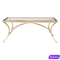Coffee table Alayna Gold Coffee Table coffee table 3D Model Corona