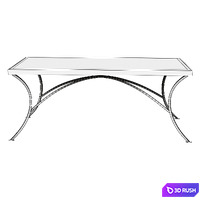 Coffee table Alayna Gold Coffee Table coffee table 3D Model Corona