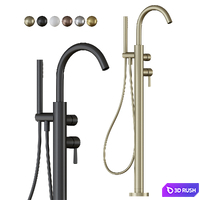 Fantini Rubinetti TORINO | Floor mixer 3D Model Corona