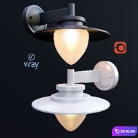SESMA, outdoor lighting, wall lamps from the company LUCIDE, Belgium.