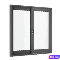 Wooden exterior sliding door