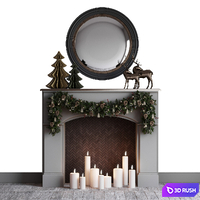 Christmas mood fireplace
