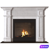 Marble modern Fireplace in Art Deco style. Marble Fireplace modern ArtDeco
