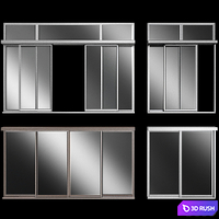 Sliding Stained Glass Aluminum doors