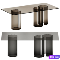 Fiam Italia LUXOR Glass table