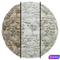 FB760 Natural Stone Wall Sample | 3MAT | 4K | seamless | PBR