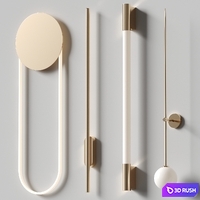 Wall lamp set 6